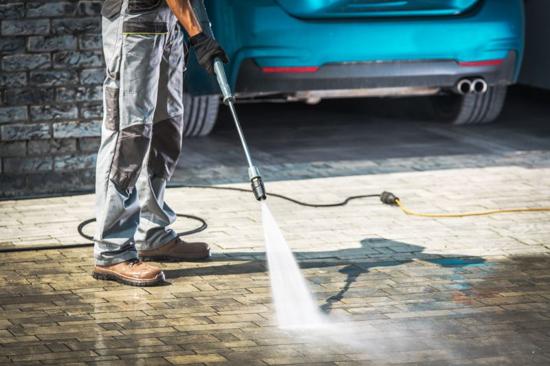 Garage Pressure Washing